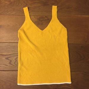 Mango yellow sweater tank